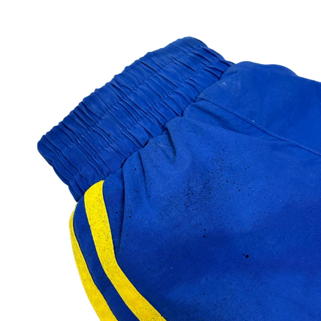 아디다스 올드스쿨 오버핏 누빔 점퍼 블루 옐로우  상품이미지4