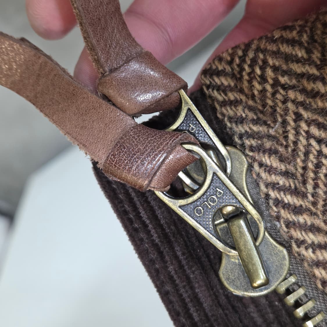 폴로 랄프로렌 헤링본 다운 베스트 상품이미지6