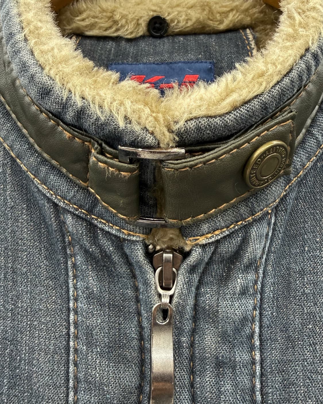 K-I 00s 쉐르파 라이닝 데님 트러커 자켓 상품이미지4