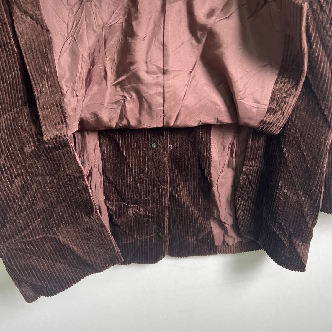 발렌티노 브라운 코듀로이 싱글 블레이저 38 상품이미지9