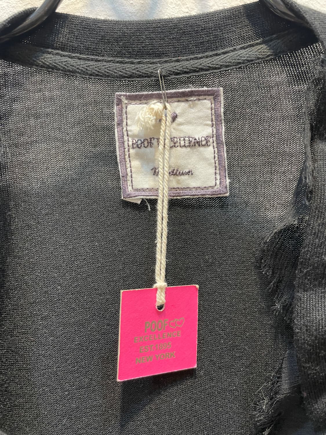 Poof Excellence   블랙  니트 가디건 상품이미지6