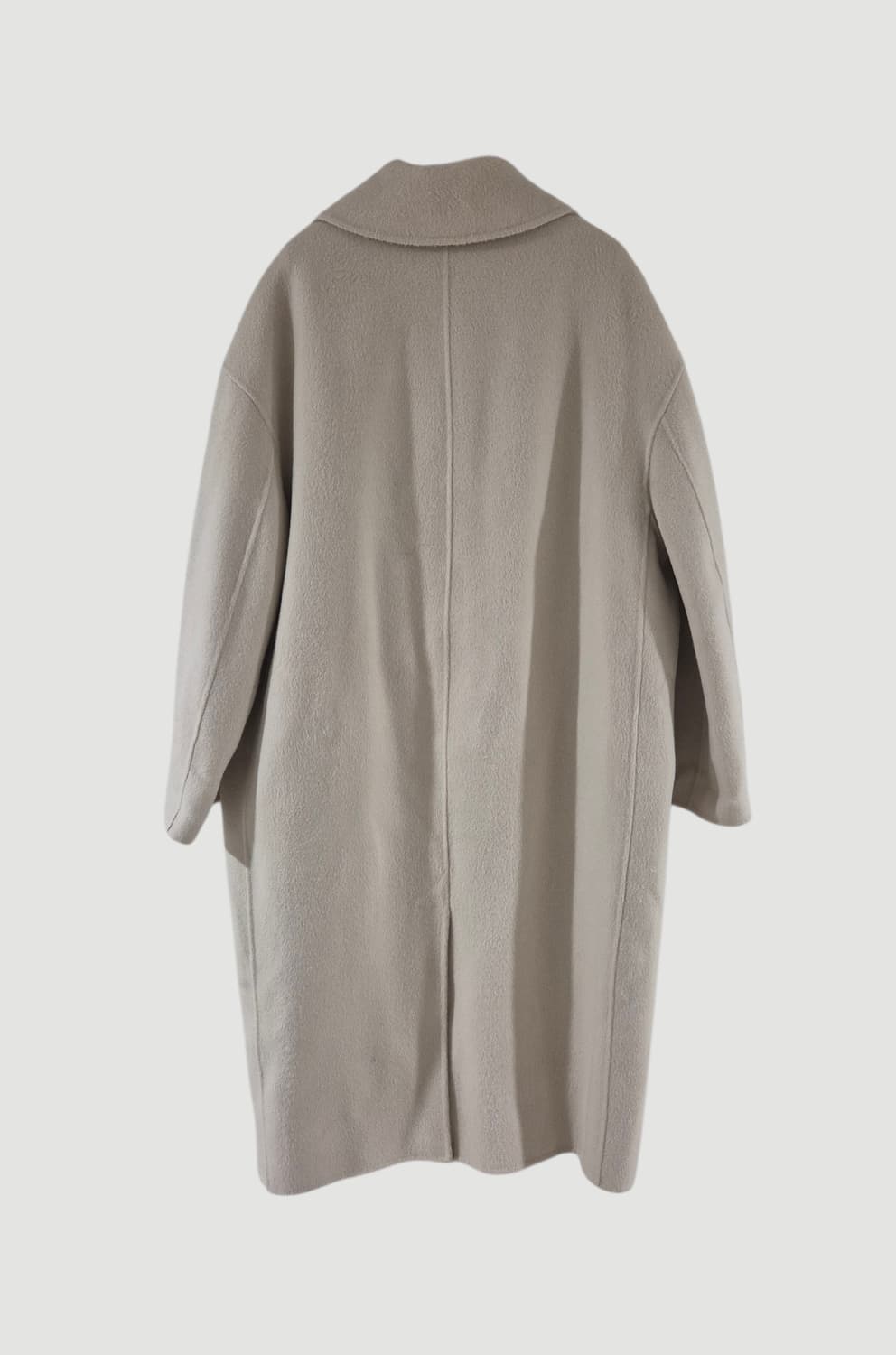 루에브르 여자 코쿤 울 롱코트 오버핏 상품이미지4