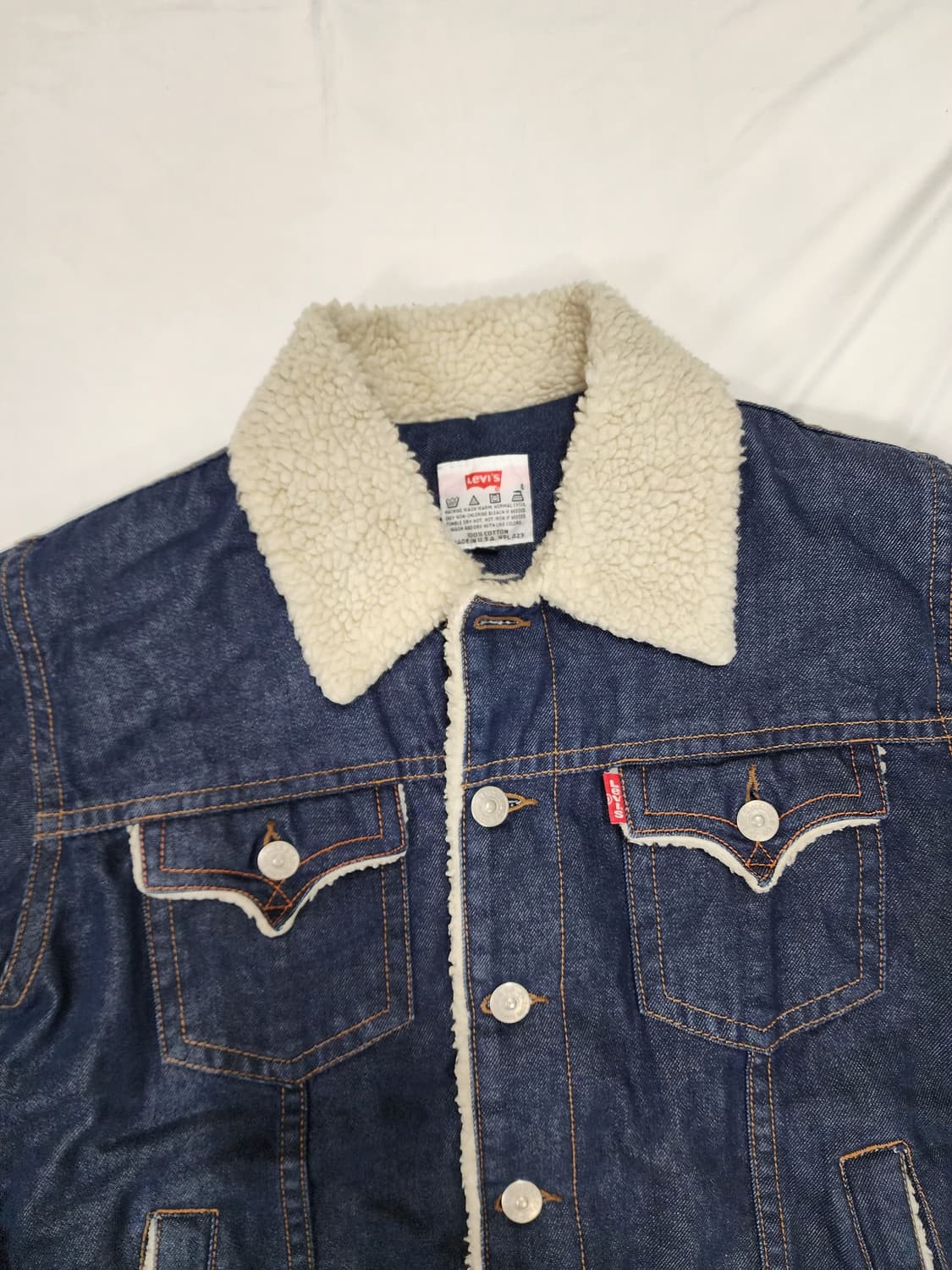 리바이스 뽀글이 데님 무스탕 자켓 상품이미지3