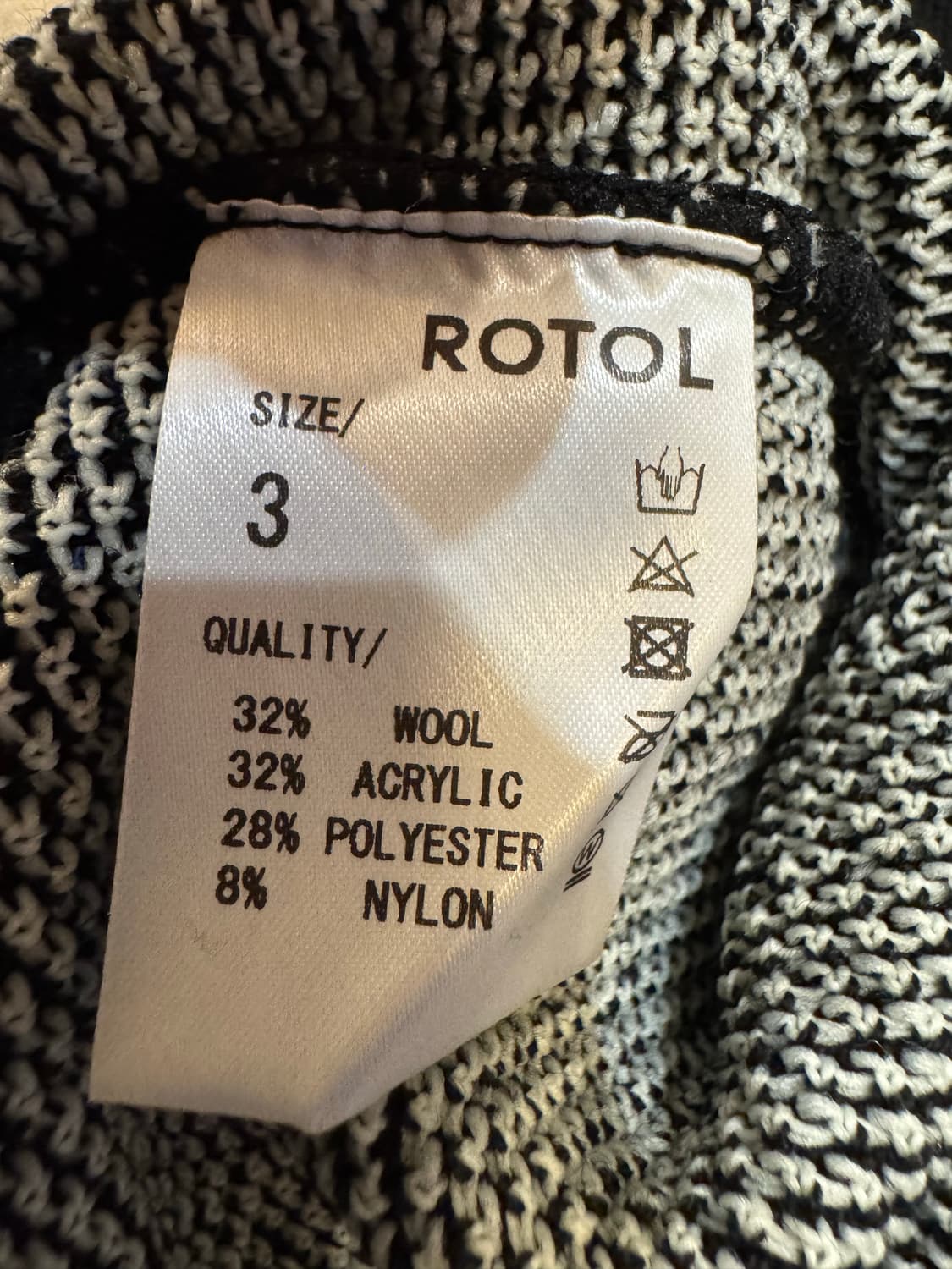 [3][L] 로톨 ROTOL 3D 스켈레톤 울 니트  상품이미지7