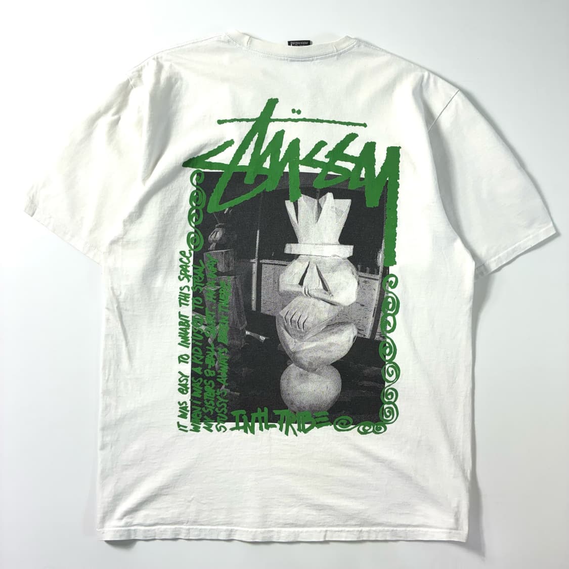 Stussy  스투시 란딘 화이트 반팔 티셔츠  상품이미지1