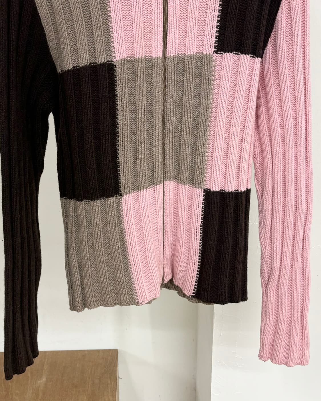 막스 앤 코 패치워크 니트 집업 상품이미지5