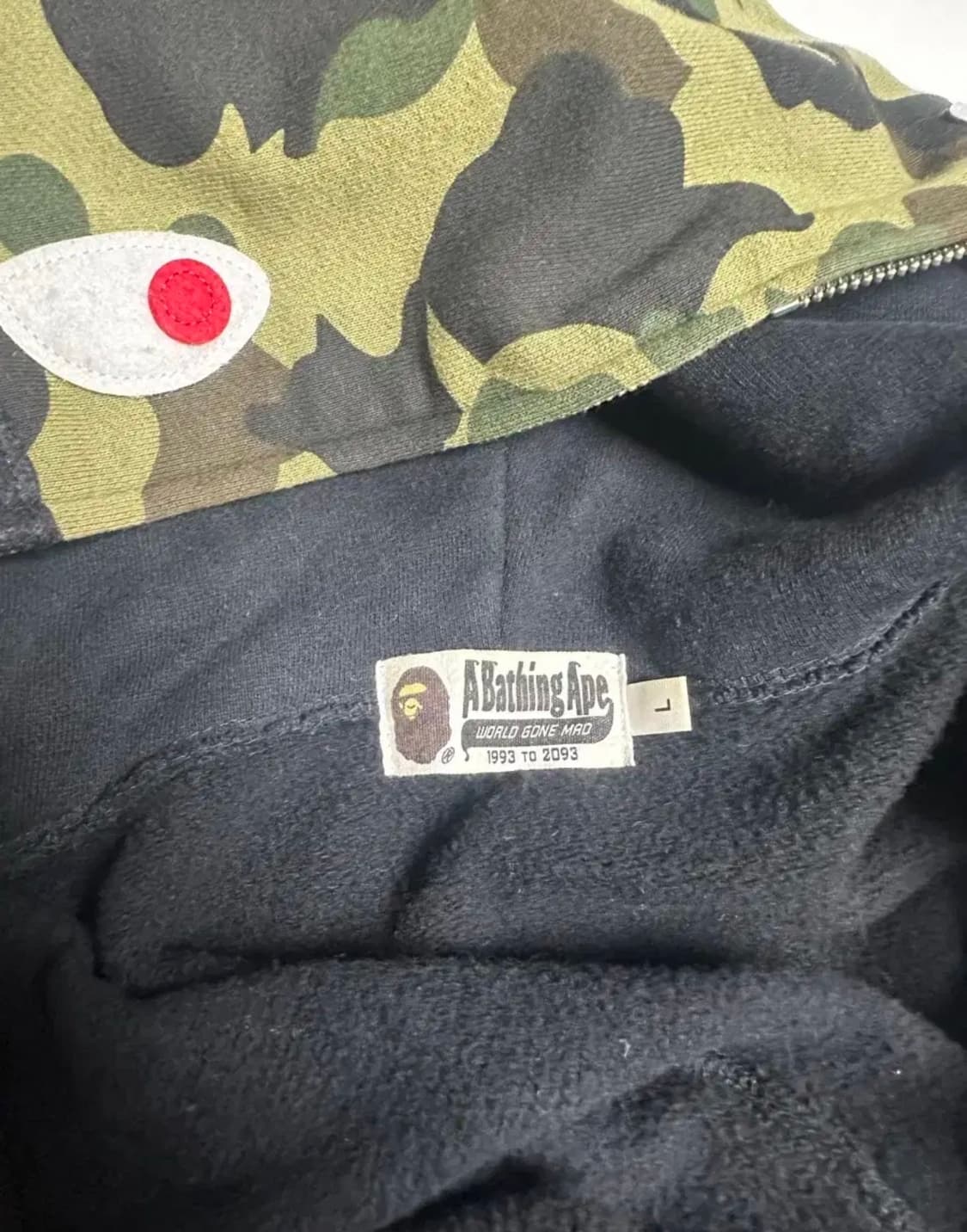 베이프 샤크후드 헤드 녹계 L 상품이미지3