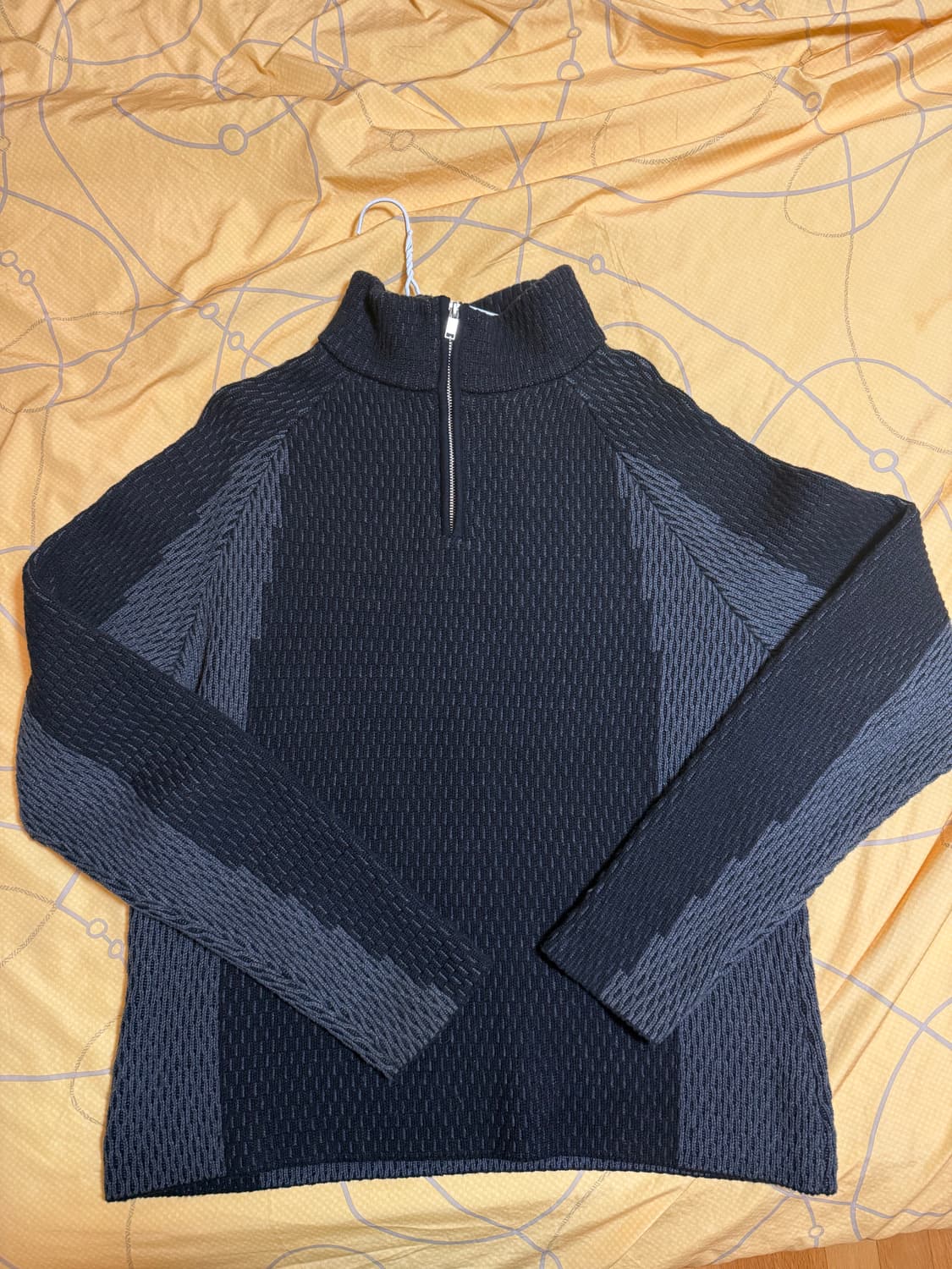 Honey Comb JQD Racing Half Zip Up_Black/ 상품이미지3