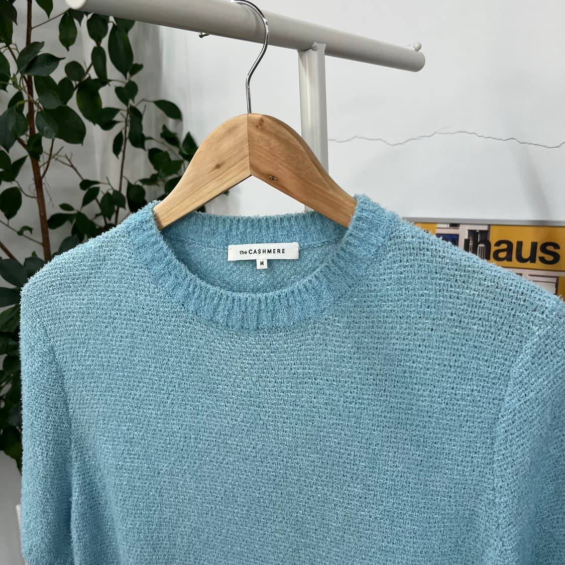 더캐시미어 트위드 반팔 니트 M 상품이미지2