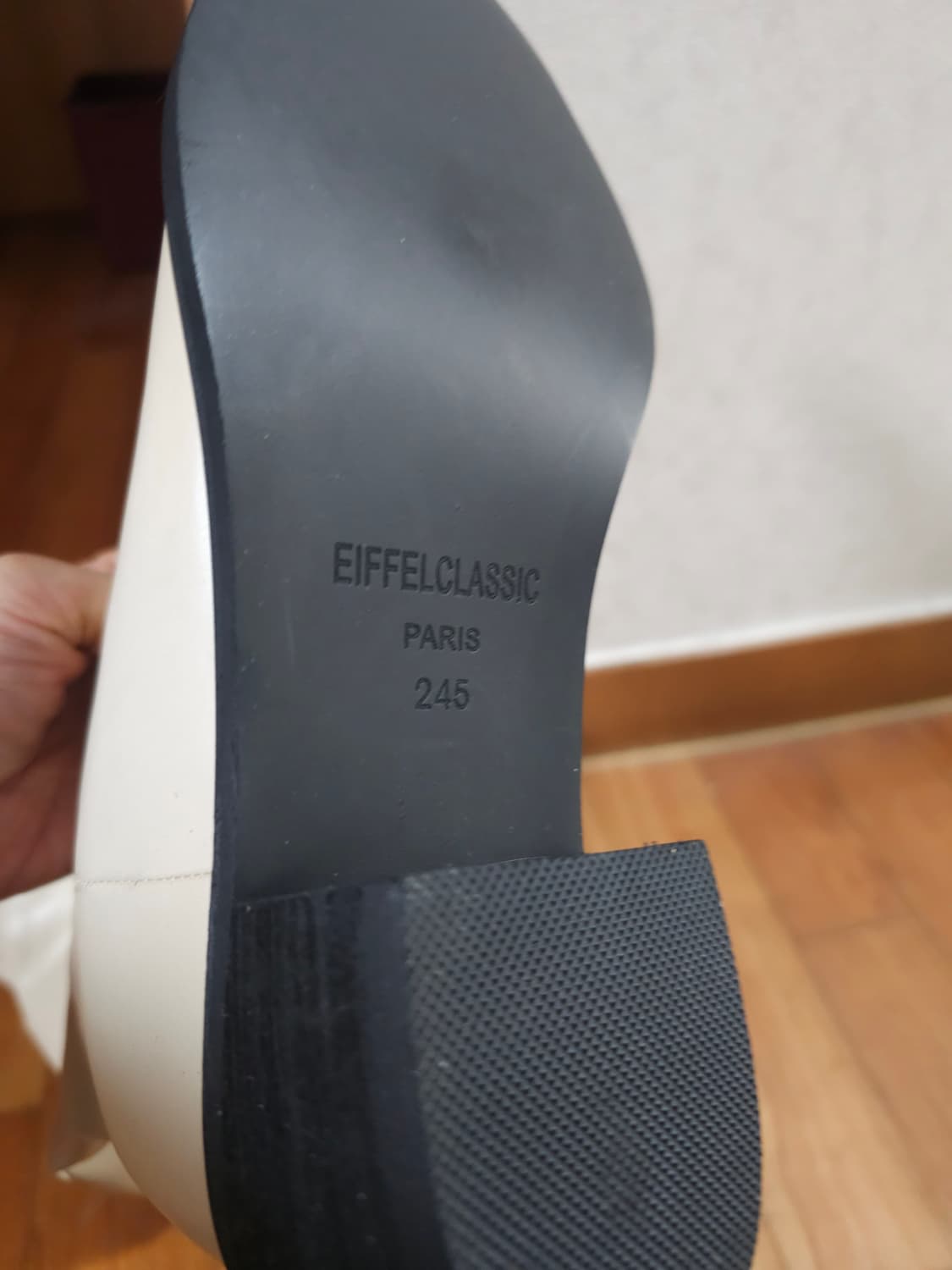 새상품)에펠클래식 비건 웨스턴부츠 아이보리 245 상품이미지8