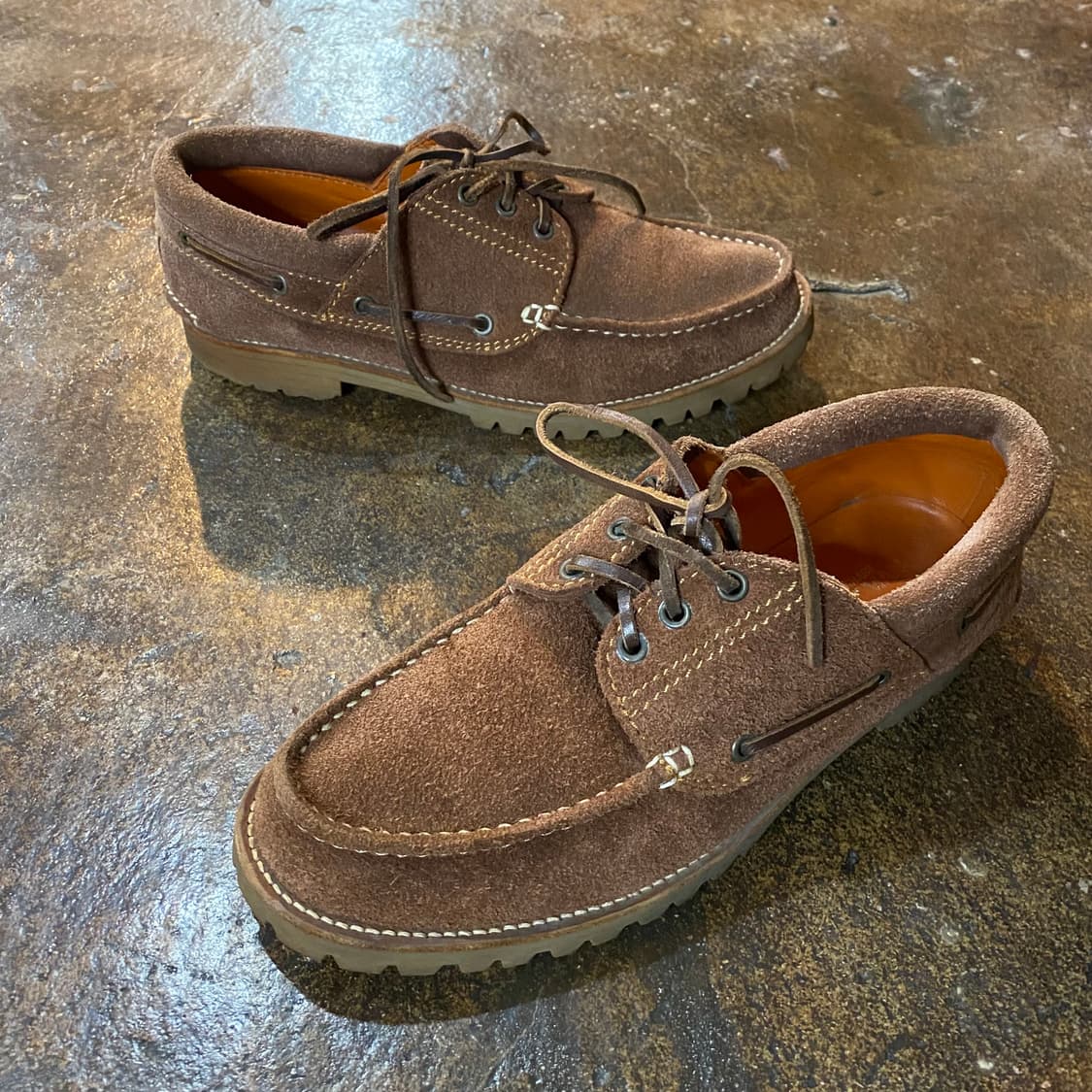 (275) 준야와타나베 스웨이드 보트 슈즈 상품이미지2