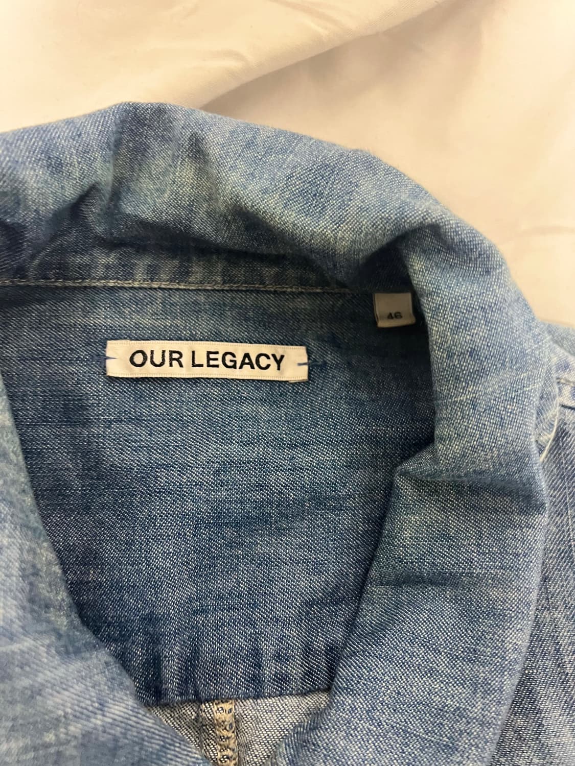 아워레가시 셔팅 지퍼 데님 셔츠 상품이미지3