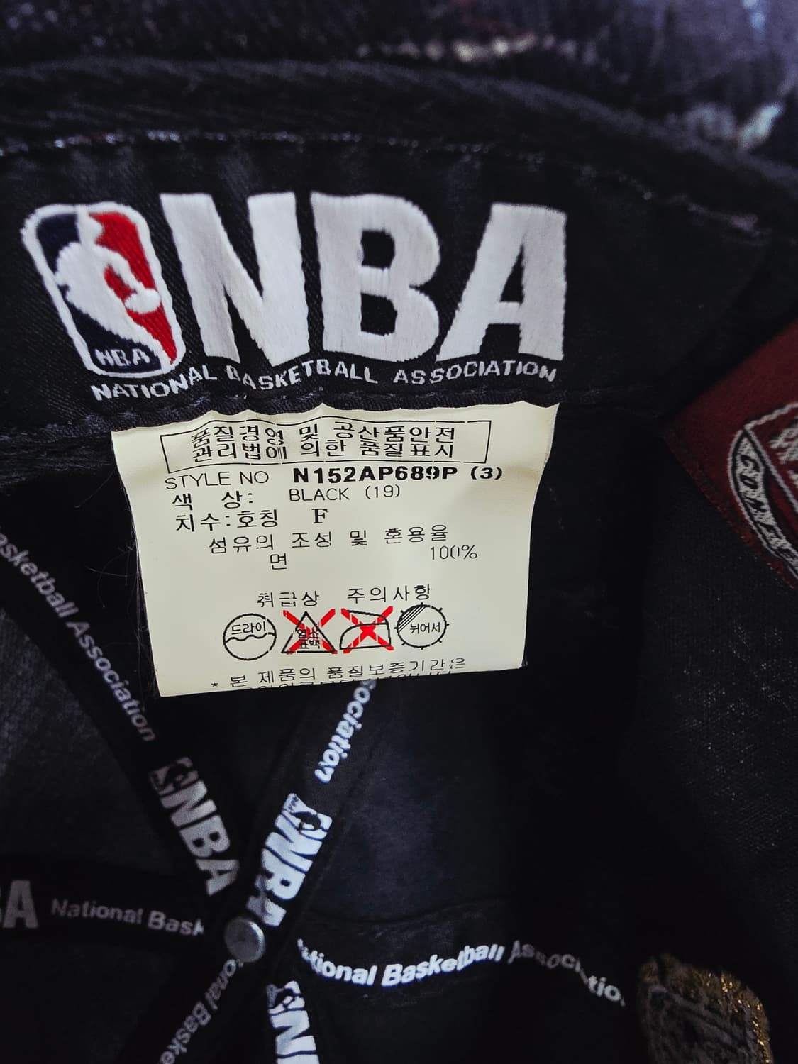 NBA 플라워 패턴 볼캡 모자 상품이미지9