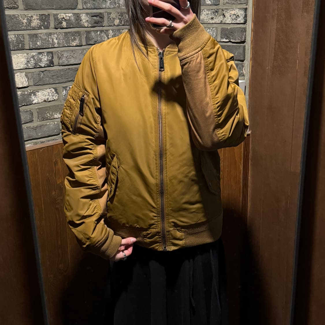 S) 칼하트 WIP 애쉬튼 봄버 자켓 항공점퍼 상품이미지9