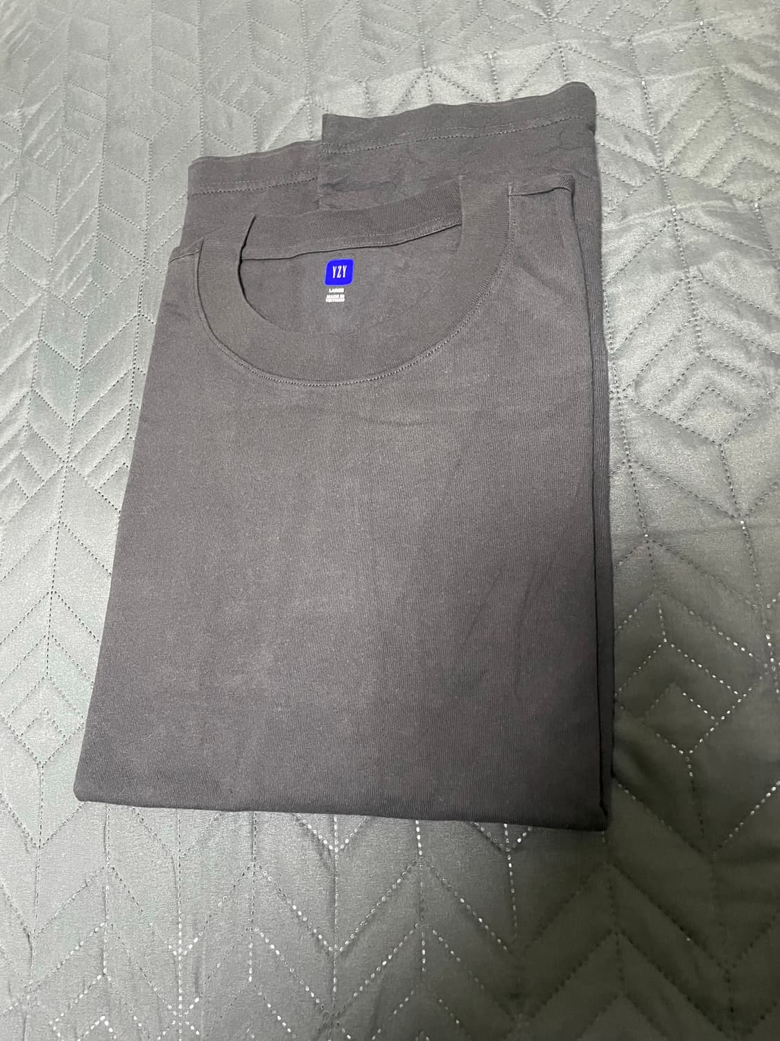 이지갭 숏슬리브 반팔 블랙 L 새상품 이지택O 상품이미지1