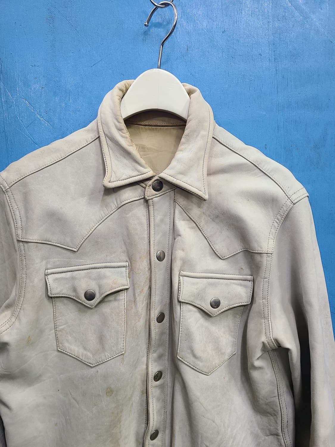 일본빈티지 말가죽웨스턴셔츠 상품이미지2