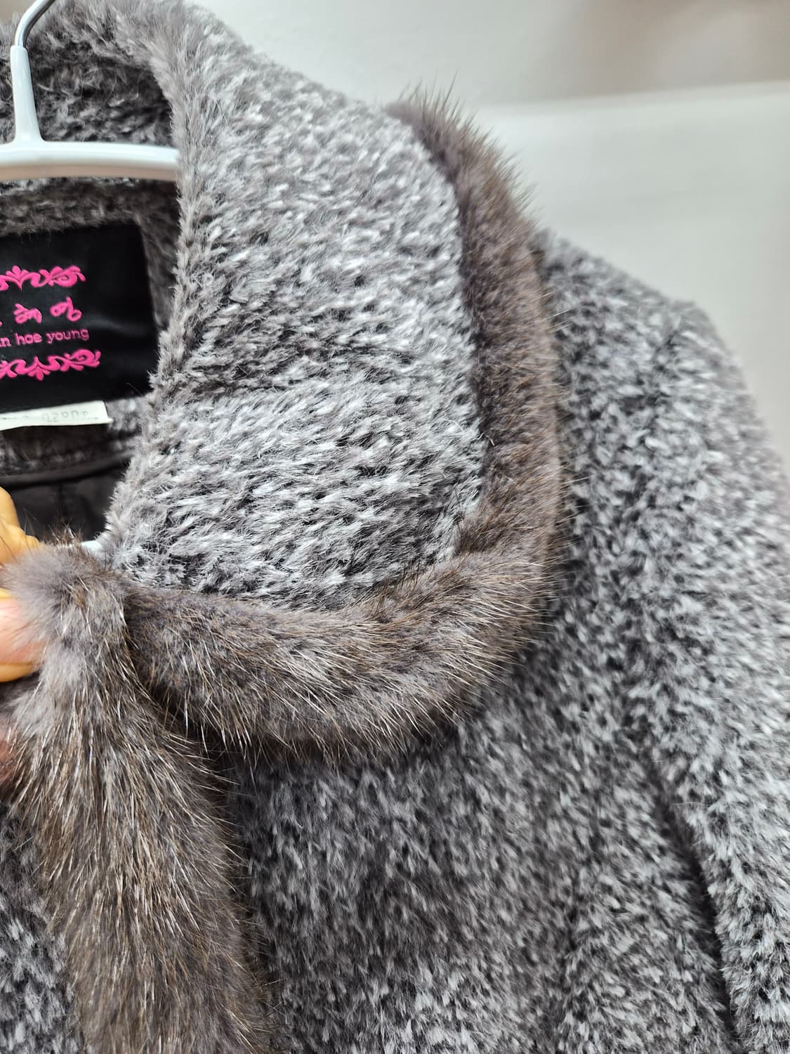 안혜영 밍크 알파카코트 상품이미지4