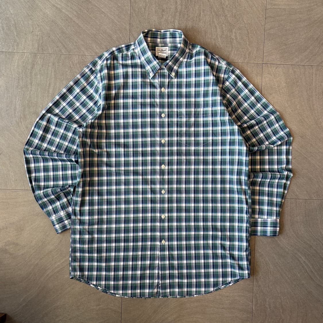 L.L.bean 정품 엘엘빈 체크 셔츠  상품이미지1