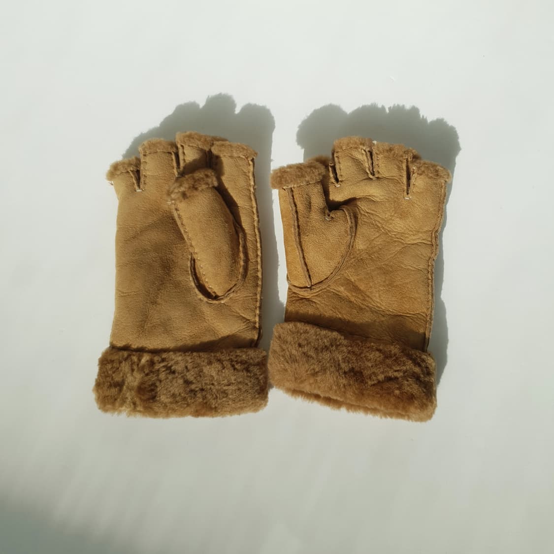 Shearling fingerless gloves 상품이미지6