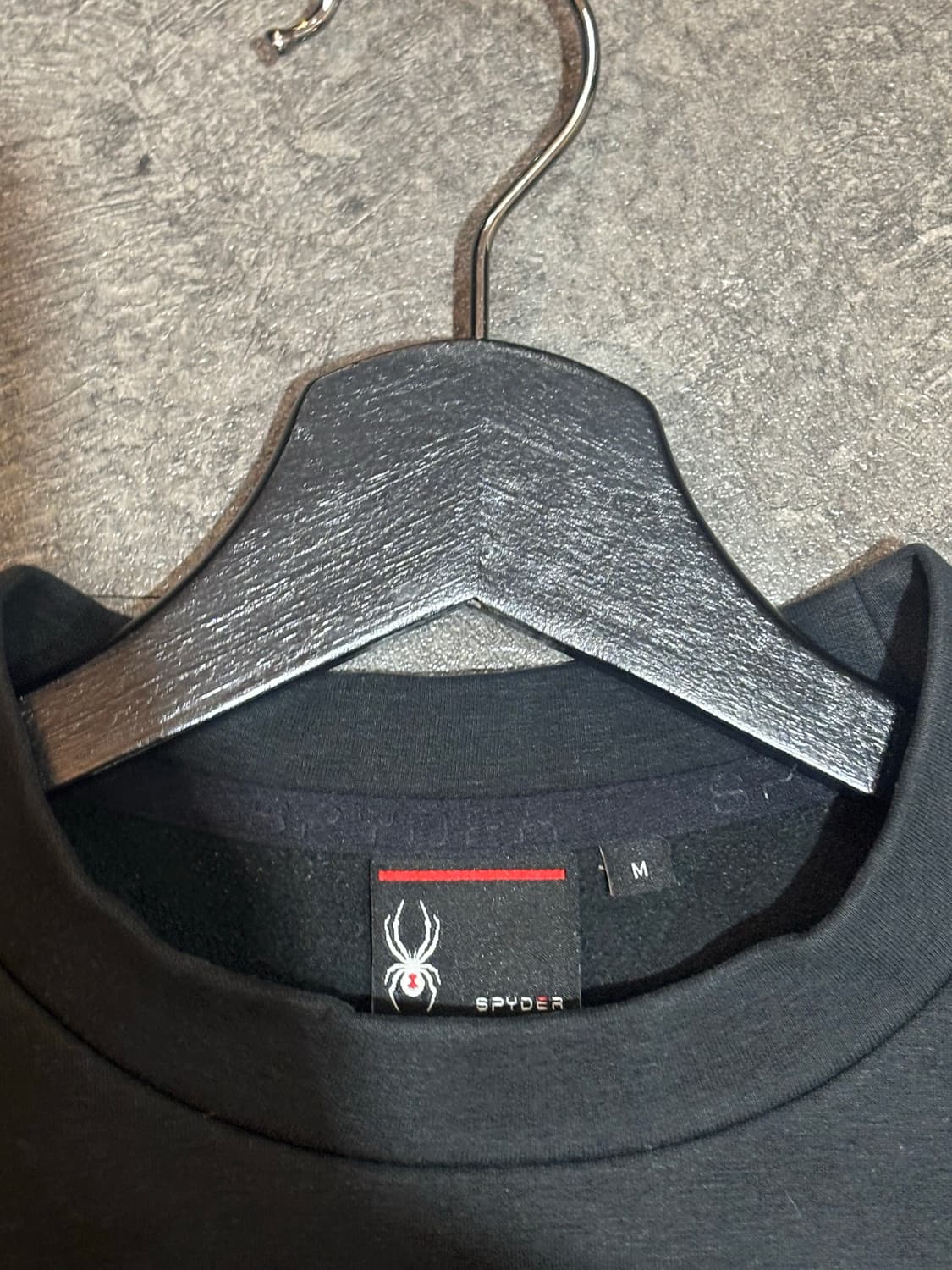 스파이더 맨투맨 블랙 M 상품이미지5