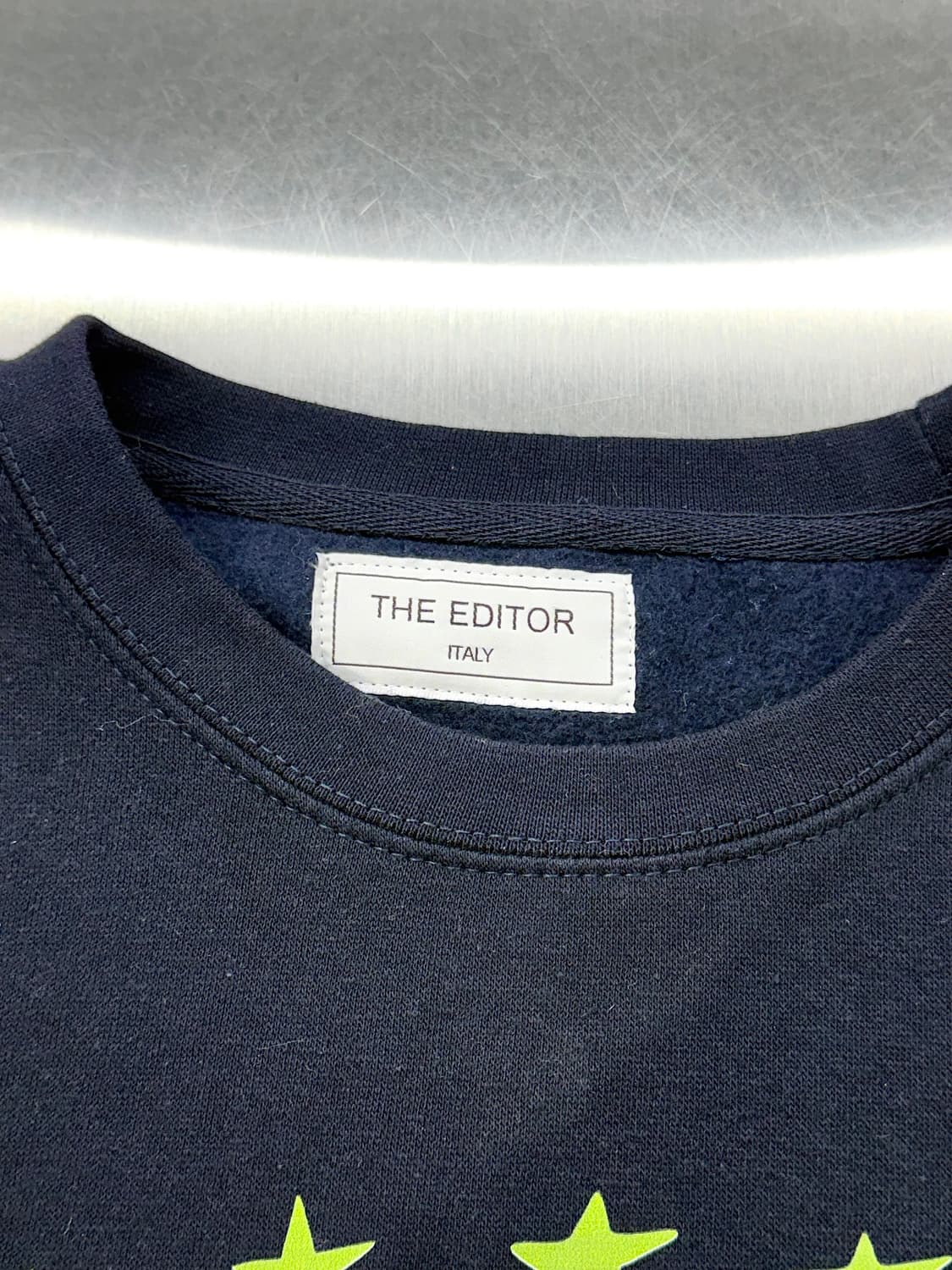 더 에디터 네이비 솔라 크루넥 스웨트 셔츠 상품이미지7