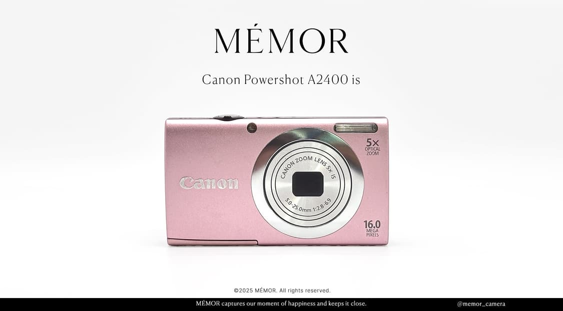 베이비핑크🎀Canon PowerShot A2400 IS 캐논디카 상품이미지1