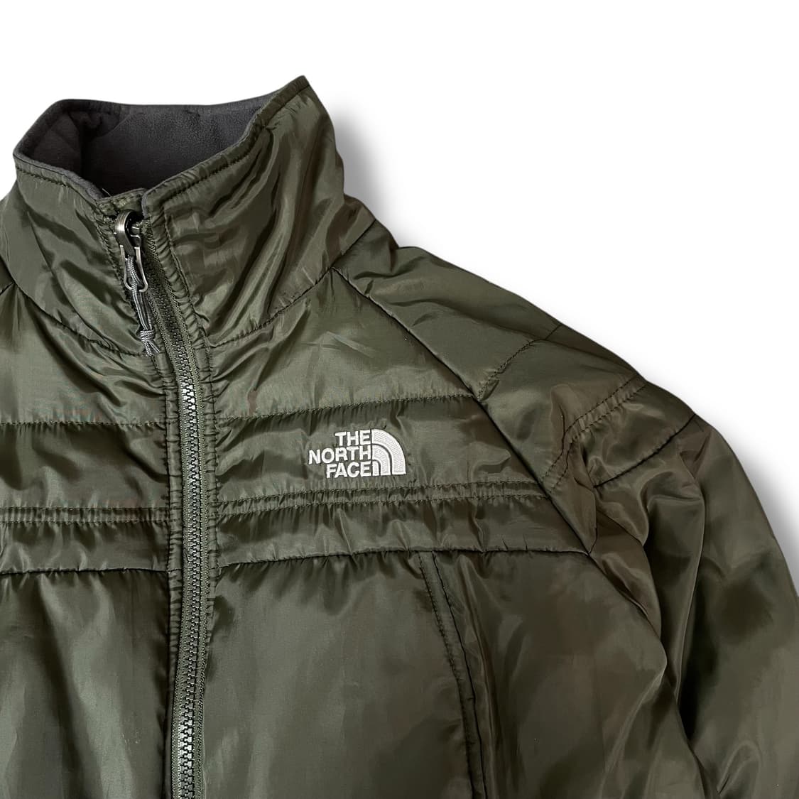 노스페이스 블랙 라벨 카키 경량 패딩 M 상품이미지3