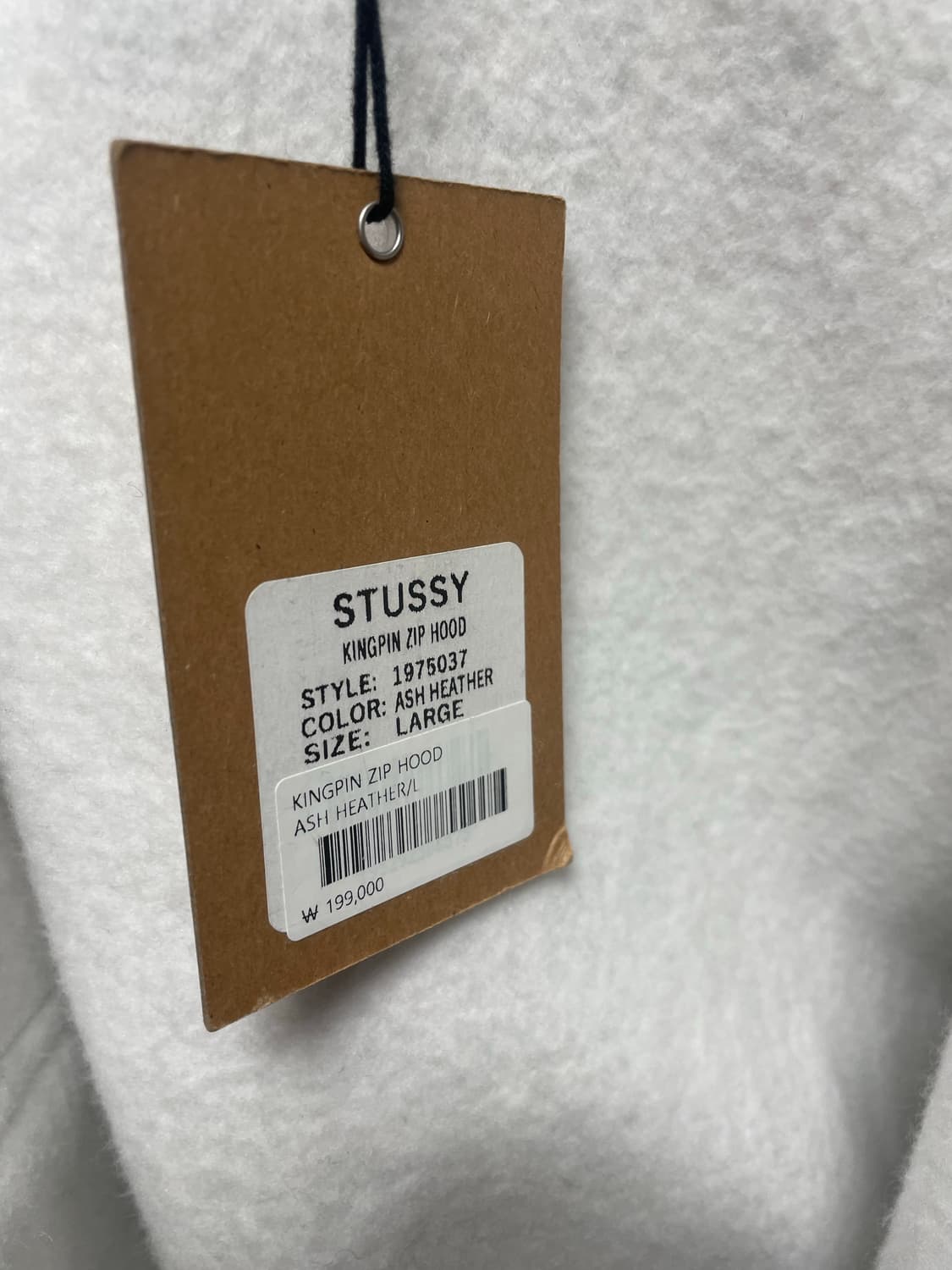 스투시 후드집업 킹핀 애쉬해더 L 팝니다 상품이미지5