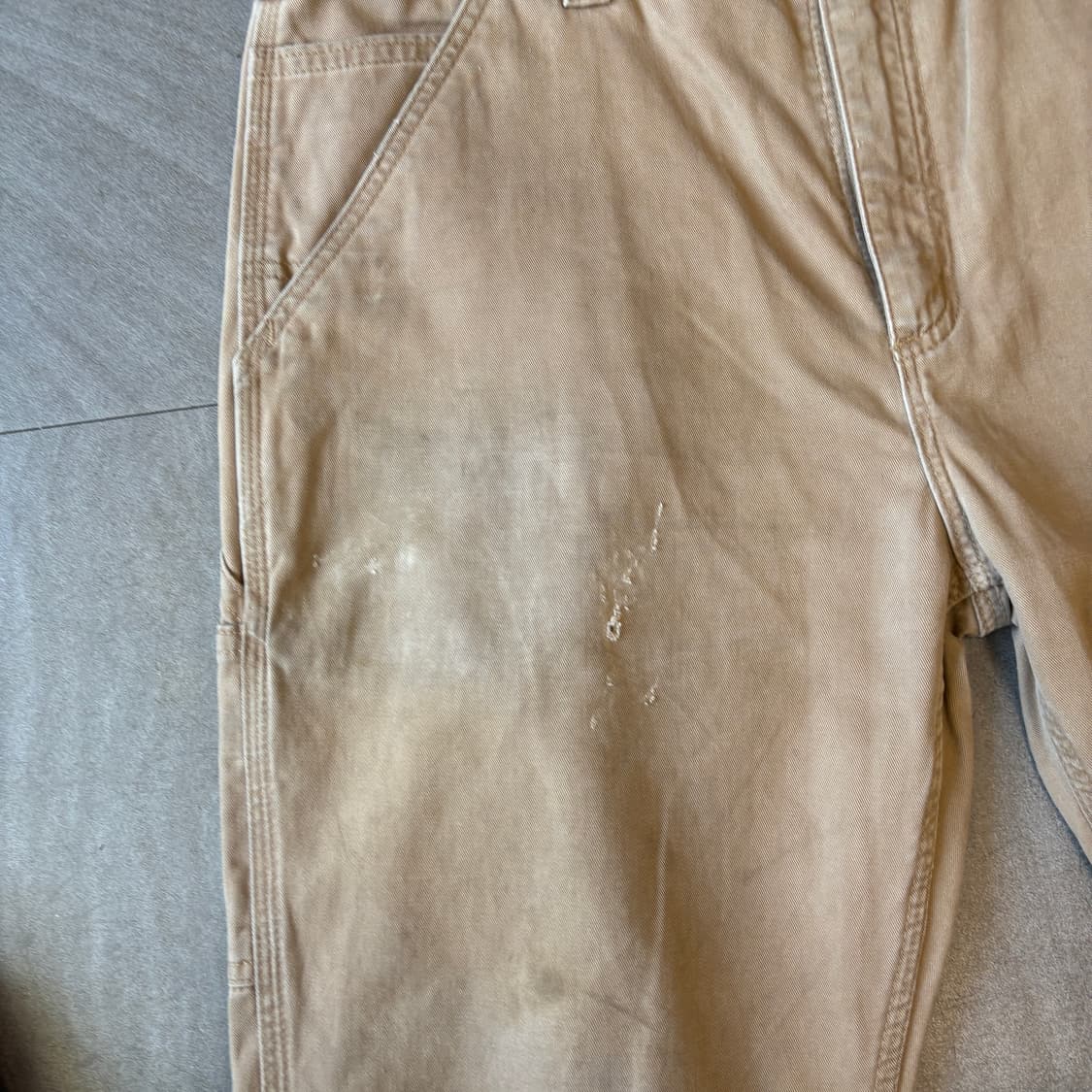 칼하트 오리지널 베이지 카펜터 팬츠  상품이미지9