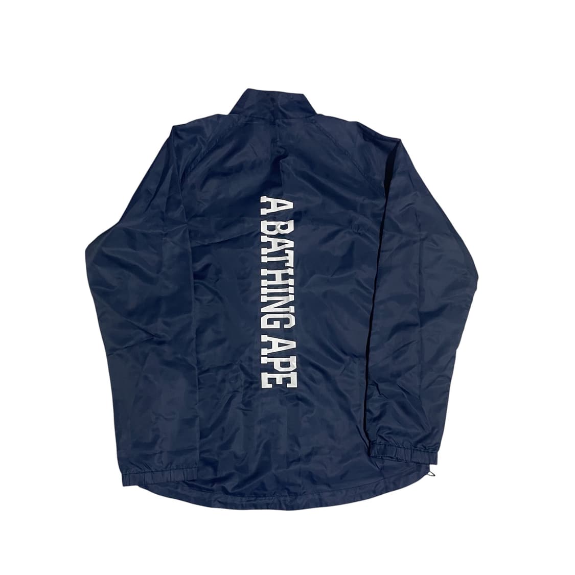XL) 베이프 로고 윈드브레이커 바람막이 자켓 네이비 상품이미지3