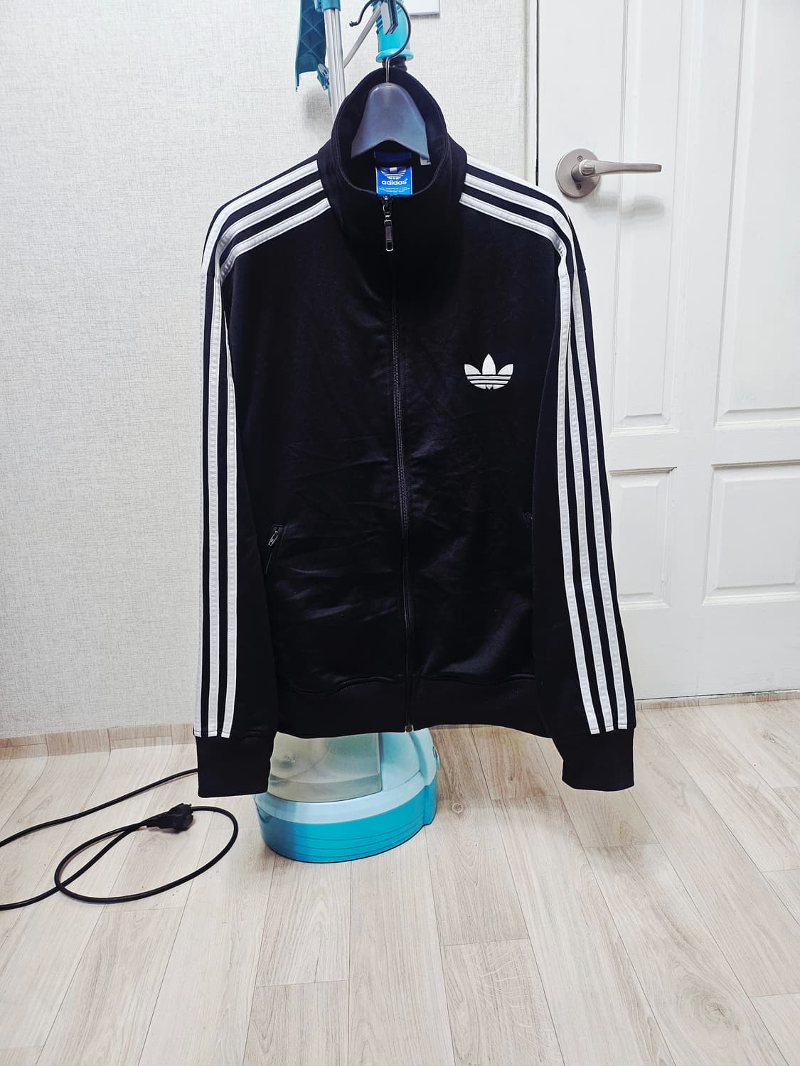 (100~105)L ☆초대장급☆ 아디다스 파이어버드 [검흰] 트랙탑져지 상품이미지1