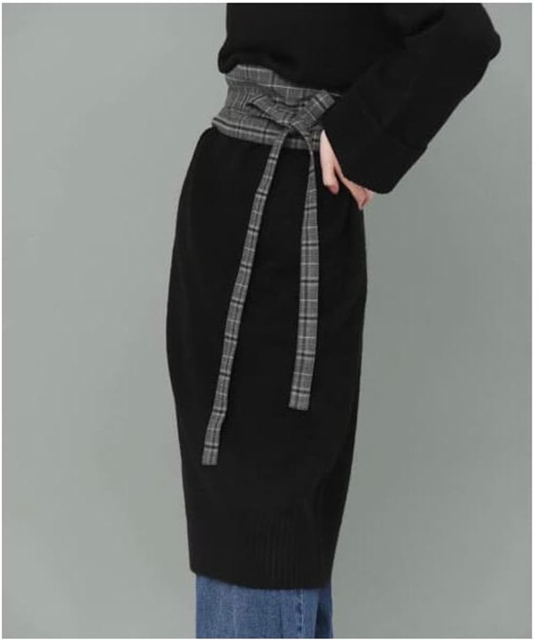 KBF 체크 오비벨트 상품이미지6