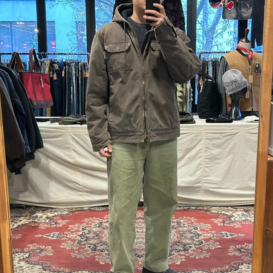 L) WOLVERINE 울버린 USA 워크웨어 덕 액티브 자켓 상품이미지9