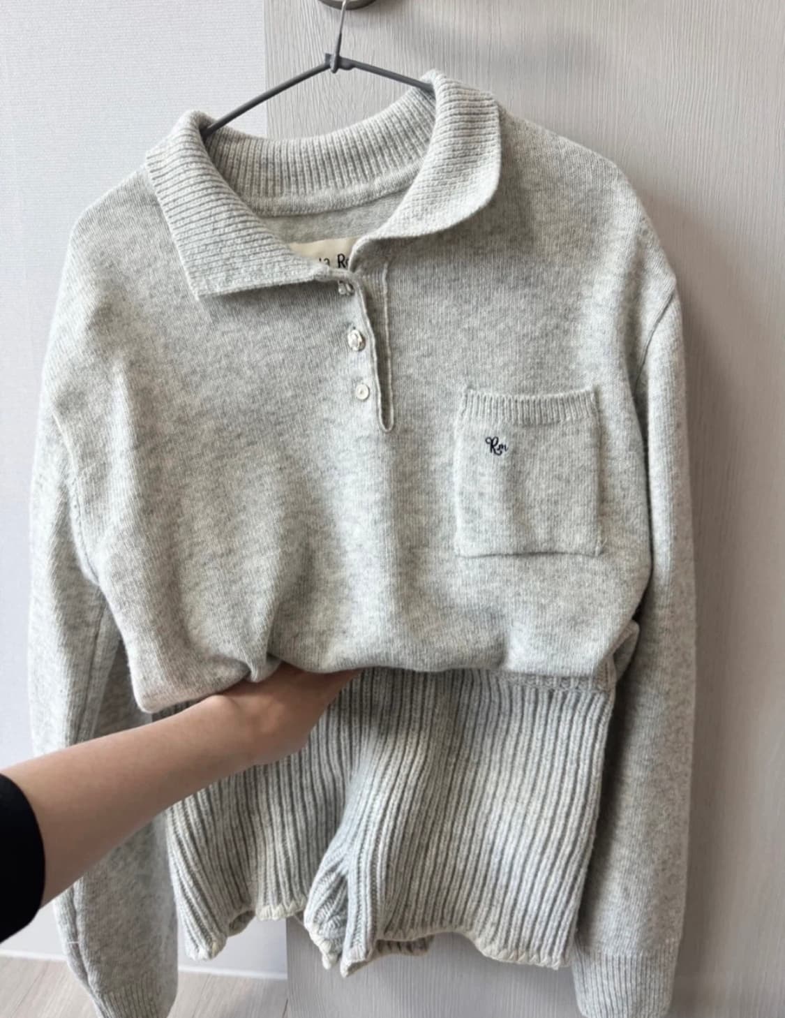 폴라로마 니트셋업 상품이미지2