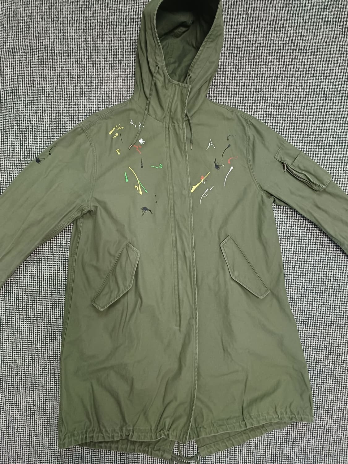 LAP(랩) 그래피티 야상 점퍼  상품이미지1