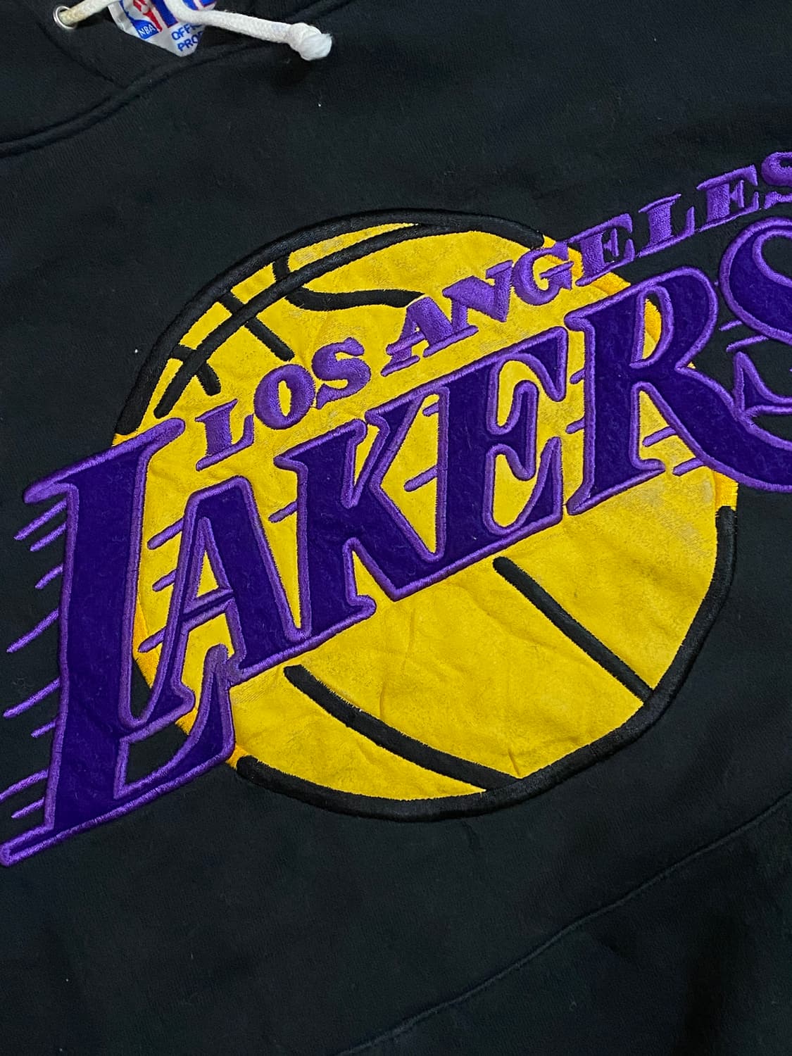 NBA 재팬 엘에이 레이커스 후드티 블랙 L 상품이미지4