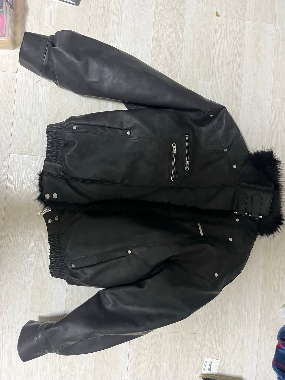 에트오소매 무스탕 상품이미지2