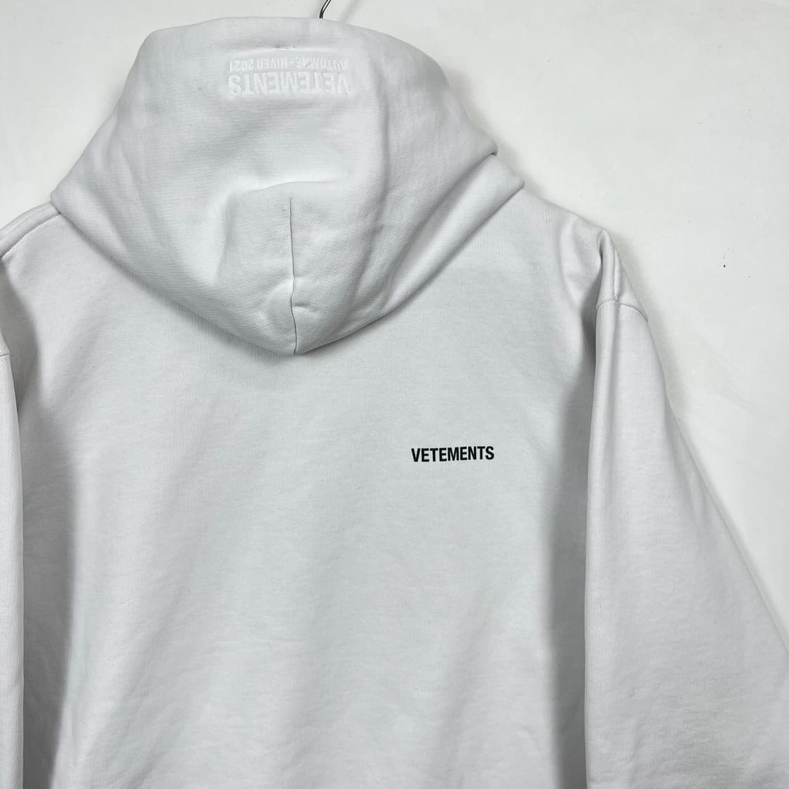 Vetements 베트멍 화이트 후드티 상품이미지4