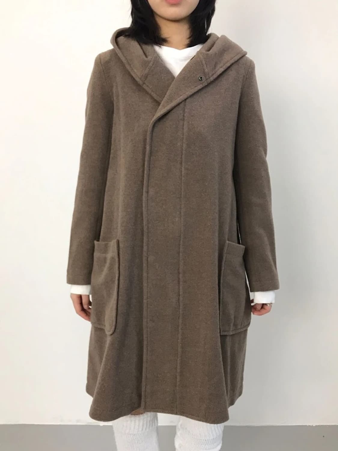 ZUCCA Wool Hooded Coat 상품이미지3