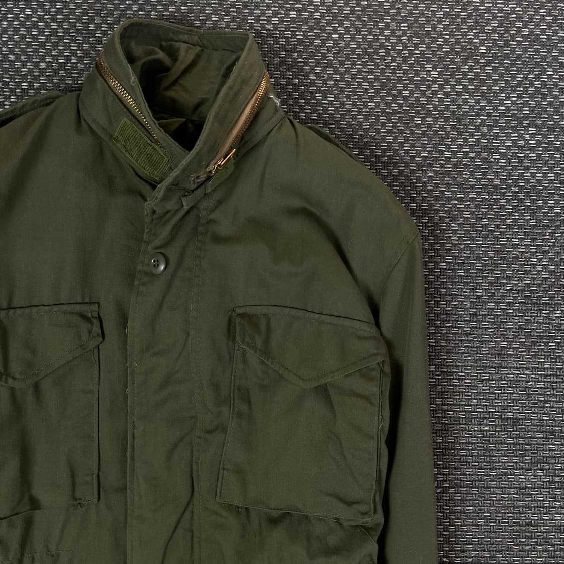 오리지널 미군 M-65 콜드 웨더 필드 카키 아샹 XS 상품이미지3