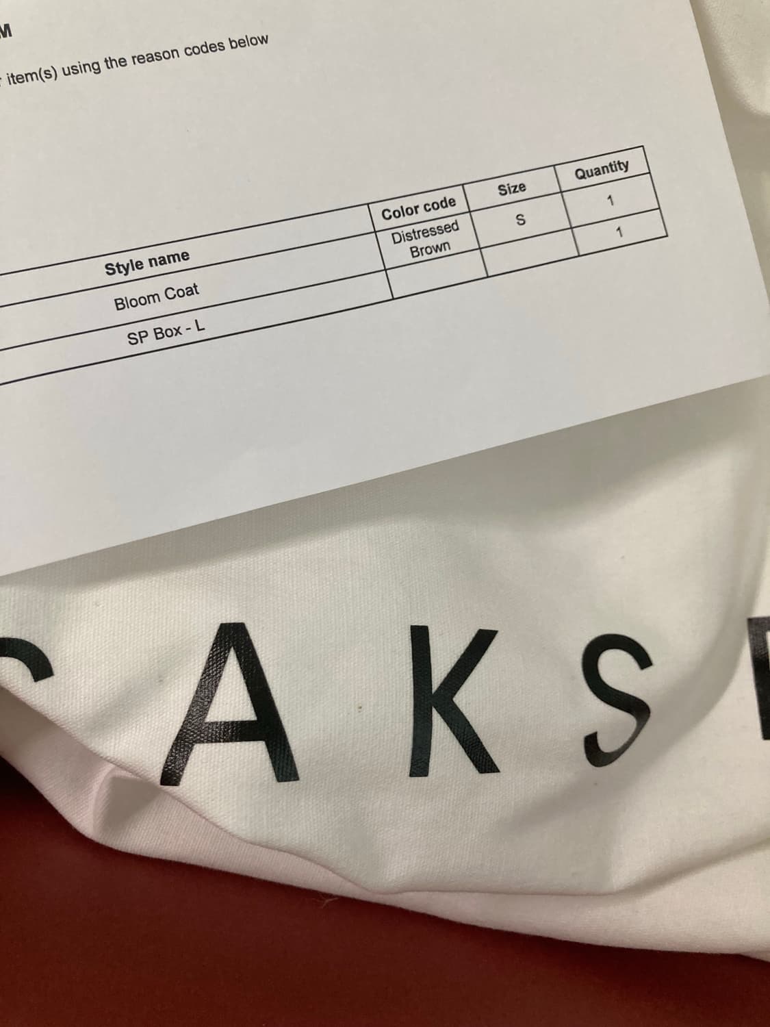 Saks potts 삭스포츠 아우터 상품이미지8