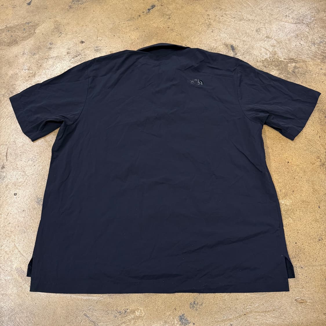 [정품/M] 노스페이스 블랙 지퍼 반팔 자켓 b14 상품이미지3