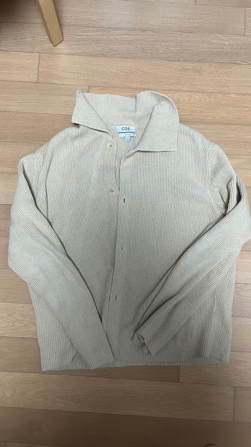 COS 베이지 니트 가디건 XL 팝니다 상품이미지1