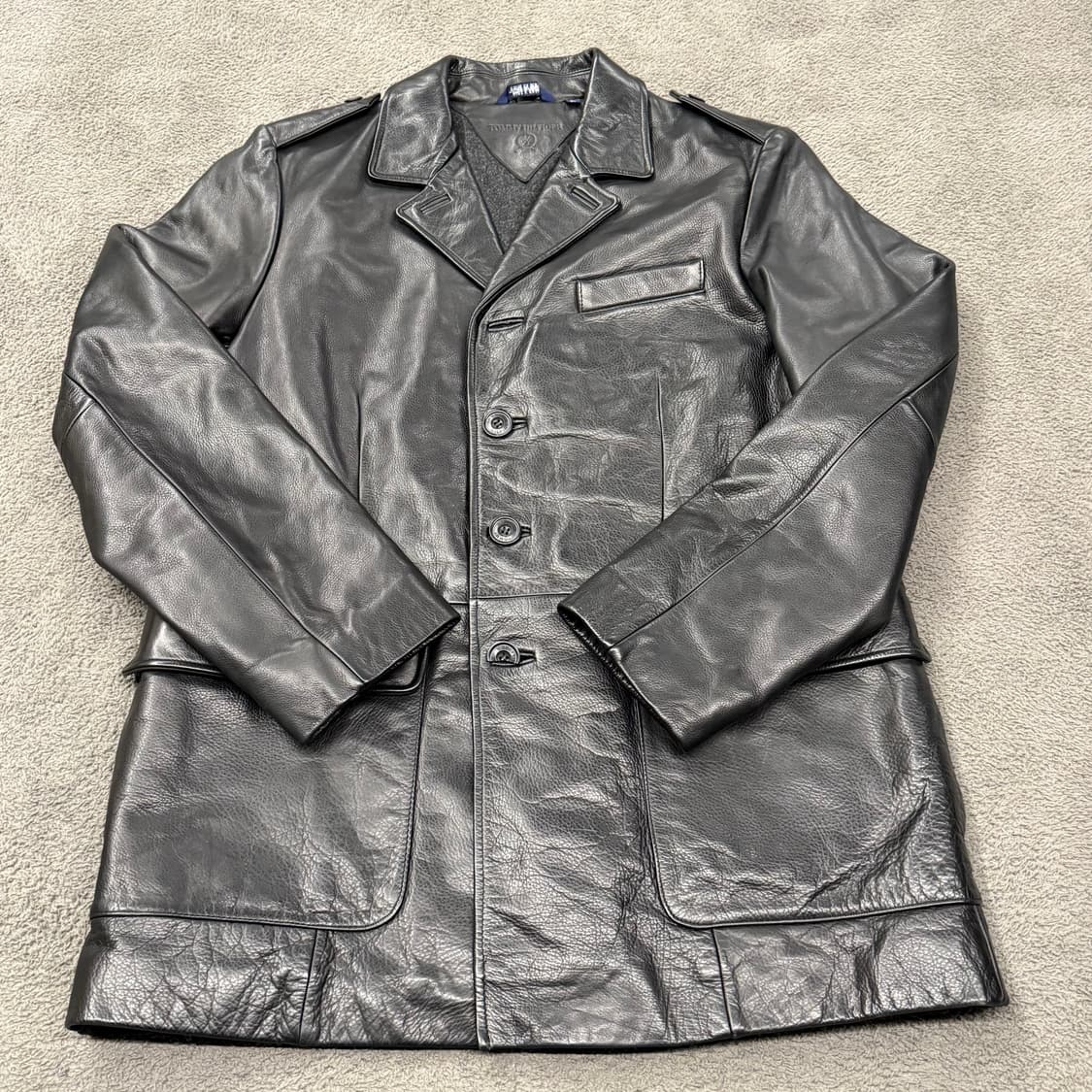 [정품/L] 타미힐피거 리얼레더 카코트 c1 상품이미지2