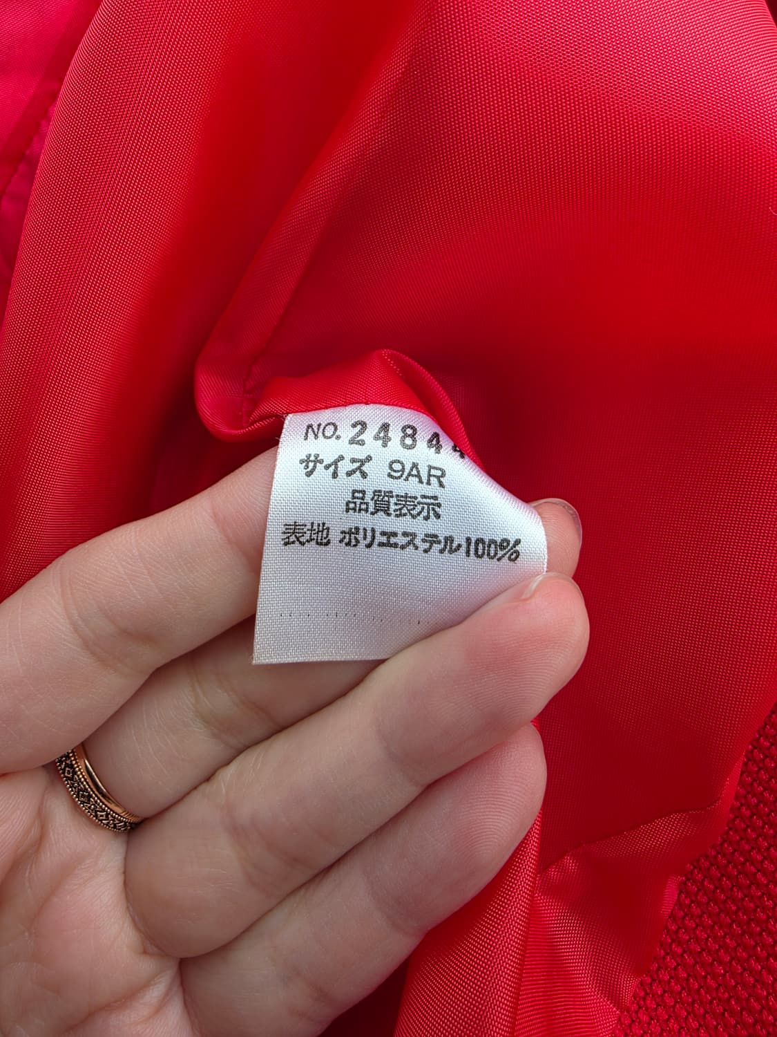 레드 금장 버튼 더블 블레이저 자켓 상품이미지6