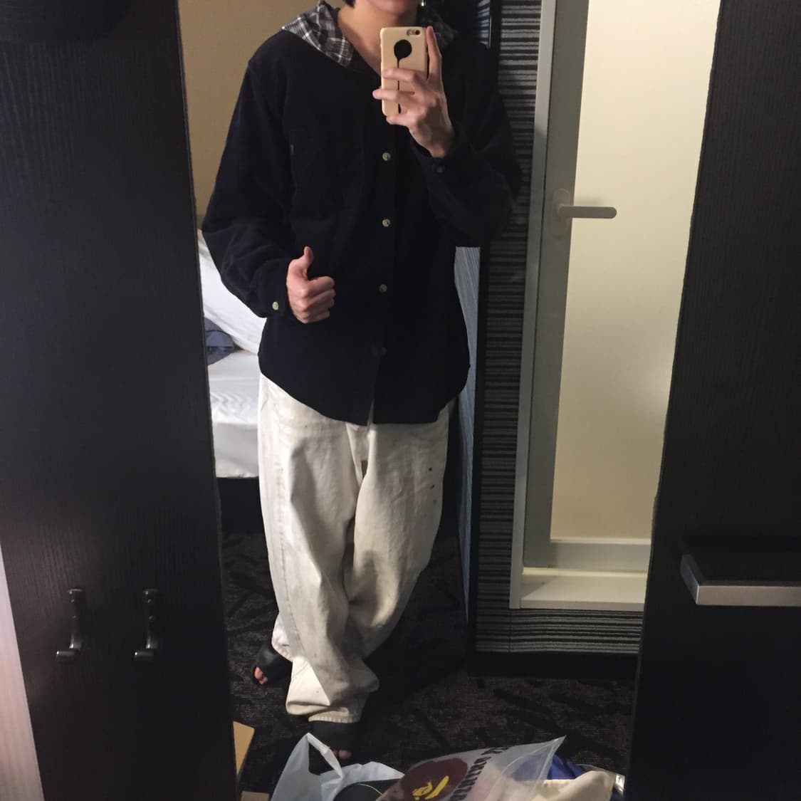 슈프림 코듀로이 후드셔츠 상품이미지2