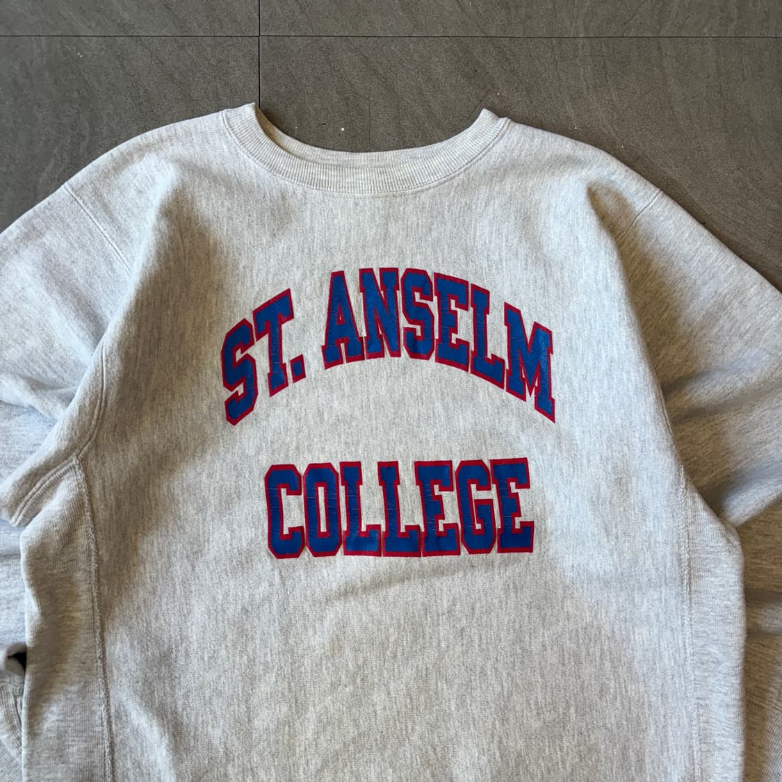 90s 90년대 미국 생산 챔피온 리버스위브 멜런지 스웻셔츠 상품이미지3