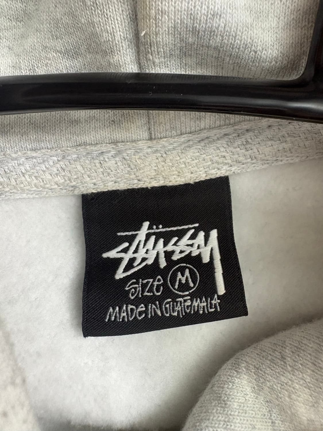 스투시 올 캡스 후드 애쉬 해더 M사이즈 (약기모)  상품이미지5