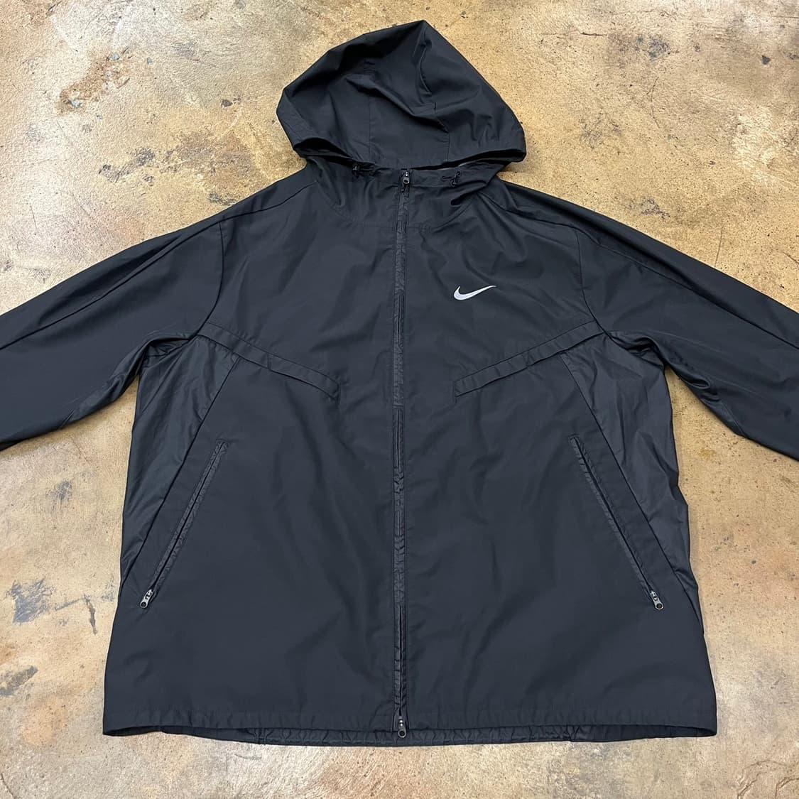 [정품/XXL] 나이키 블랙 바람막이 후드집업 b17 상품이미지3