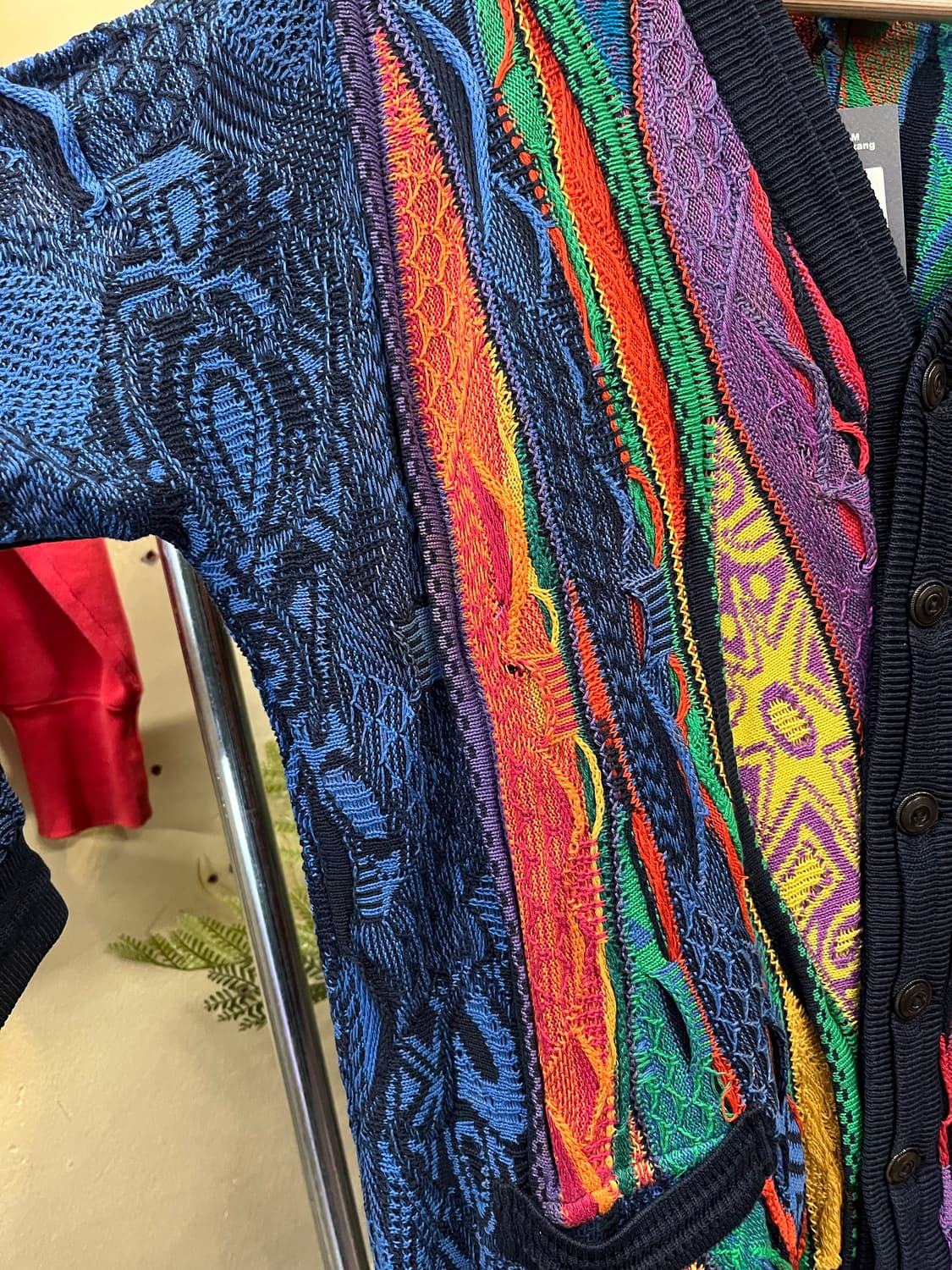 쿠지 멀티 컬러 케이블 니트 가디건 #csz572 상품이미지3